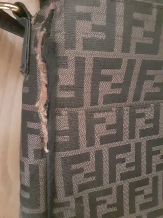 Borsa messenger Fendi marrone