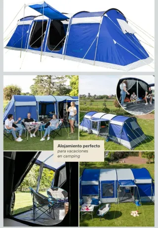 Tienda de campaña familiar