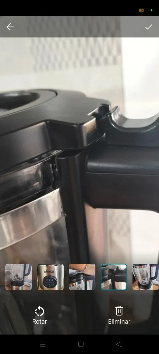 Batidora Ufesa Rock Crystal