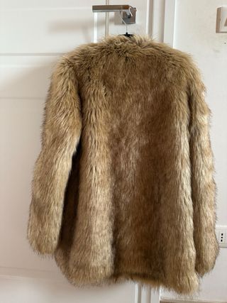 Zara Pelliccia Taglia Unica Marrone