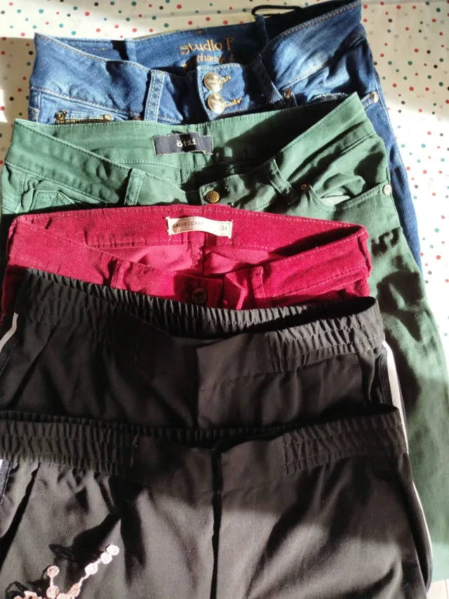 Lote 5 Pantalones Talla 34/36