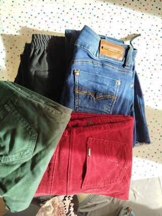 Lote 5 Pantalones Talla 34/36