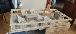 Casita de muñecas artesanal