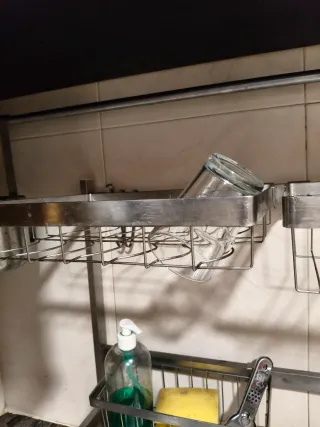 Escurreplatos Secaplatos, Acero Inoxidable movible