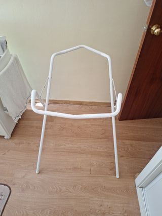 Soporte para bañera blanco