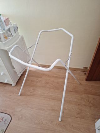 Soporte para bañera blanco