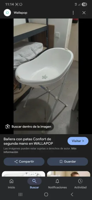 Soporte para bañera blanco