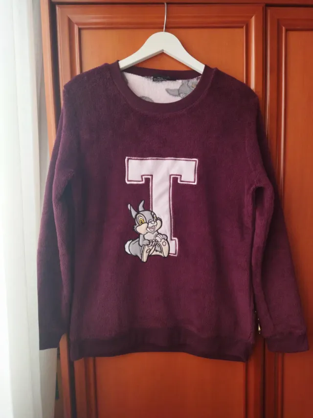 Sudadera Morada T con tambor