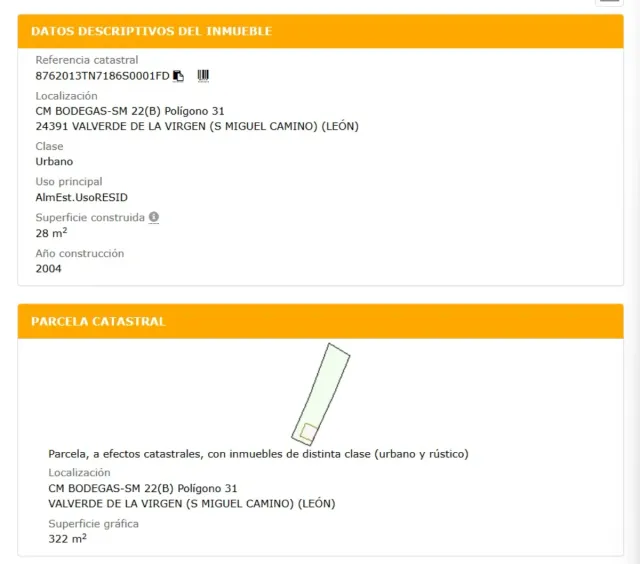 Finca en San Miguel del Camino