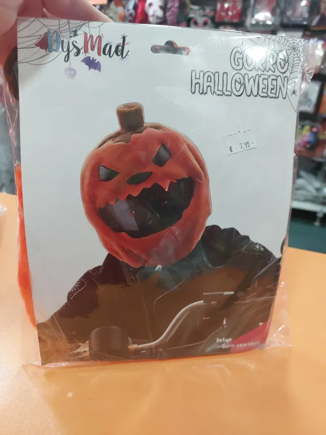 Funda Casco Moto calabaza Halloween