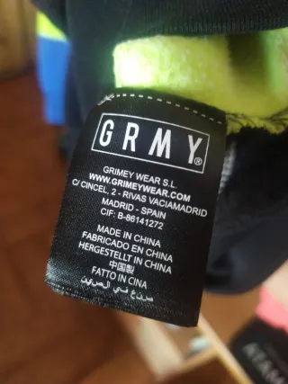 Sudadera Grimey patchwork