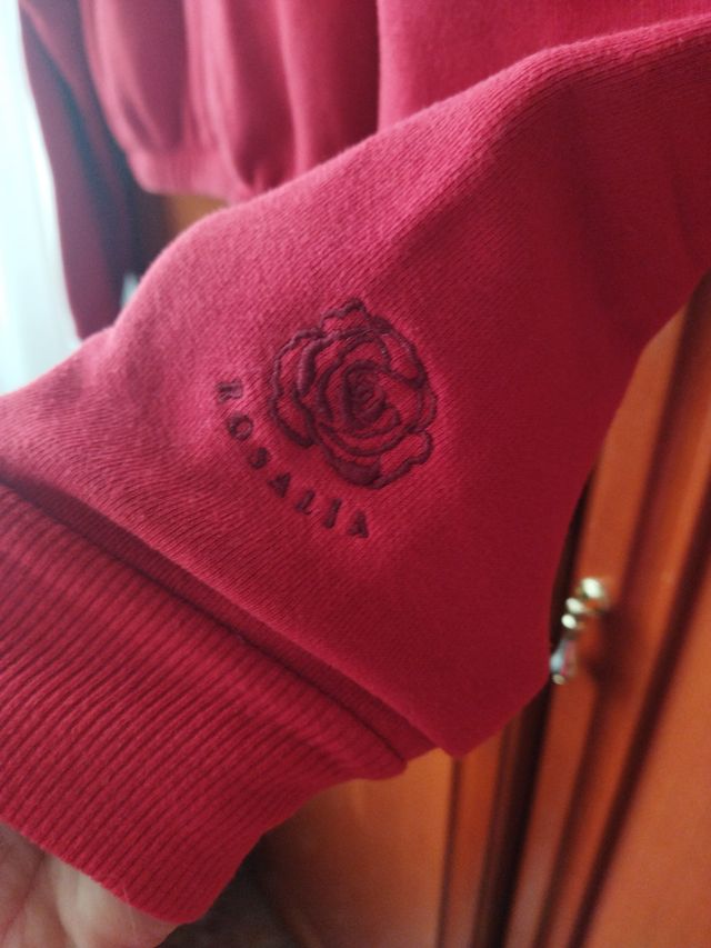 Pull&Bear Top Crop Rojo XS