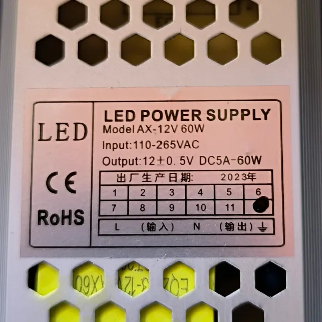 Driver LED 12V 60W