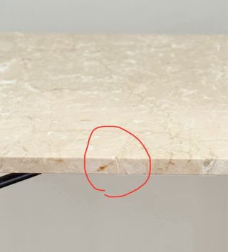 Mesa auxiliar mármol Zara Home