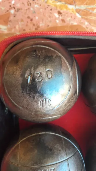 6 Bolas Petanca Profesionales + Maletín