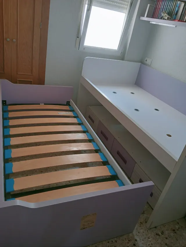 Cama nido con 4 cajones