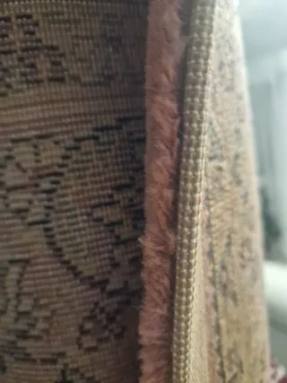 Alfombra clásica marrón y roja NUEVA