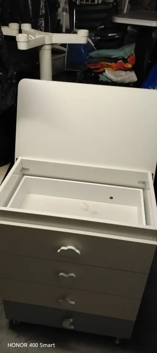 Cómoda cambiador bebé 4 cajones