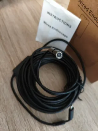 Cámara Endoscópica 10m Cable