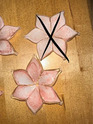 Fiori Vetro Murano Rosa Traslucido