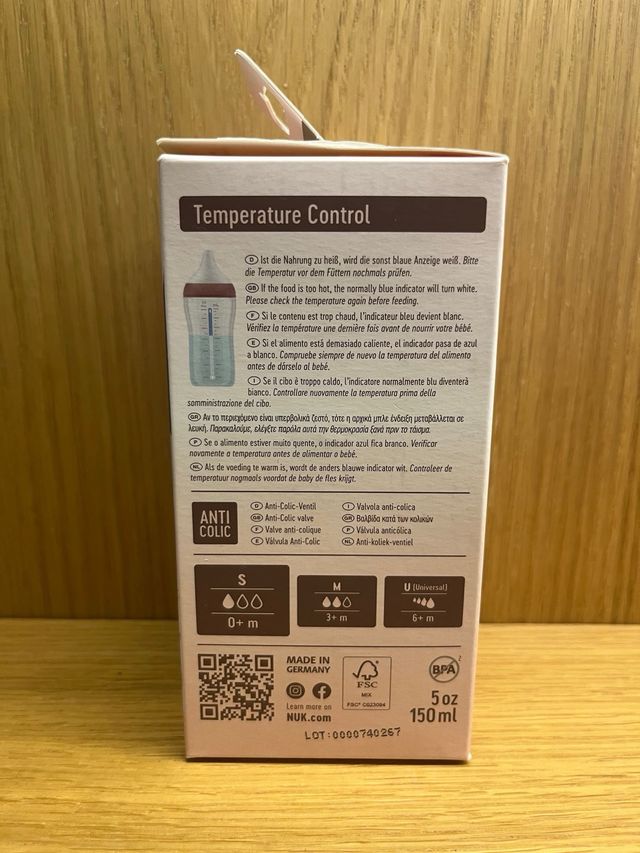 Pack 3 Biberones NUK Perfect Match Silicona