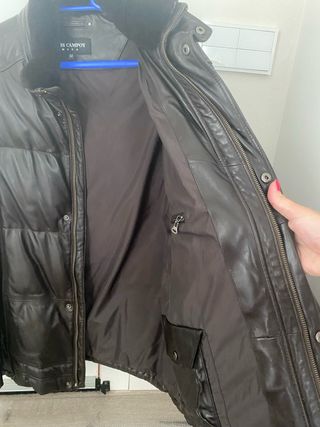 Chaqueta Piel Hombre Invierno Marrón