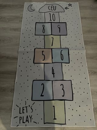 Alfombra de juego infantil con números