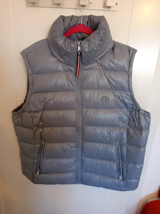 Chaleco plumífero gris Tommy Hilfiger