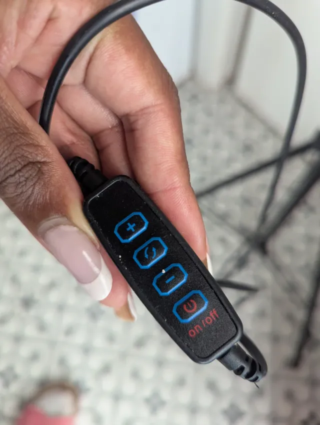 Aro de luz LED con trípode y soporte móvil