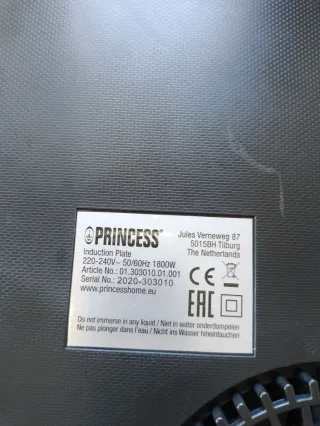 Placa de inducción Vitro