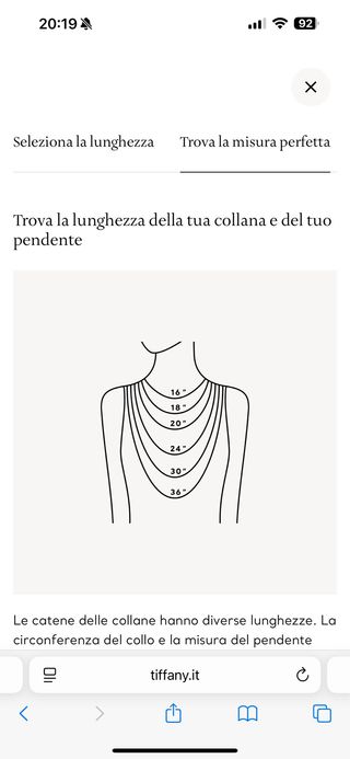 Collana Tiffany & Co. Double Heart Mini 18