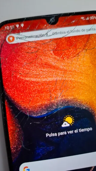 Samsung Galaxy A50 Schermo Originale Rotto Funziona