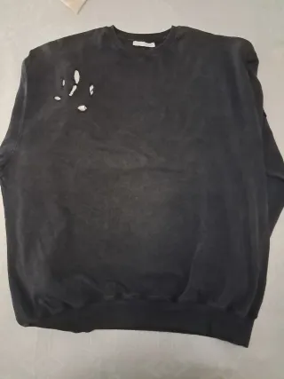 Jersey Zara unisex gris marengo