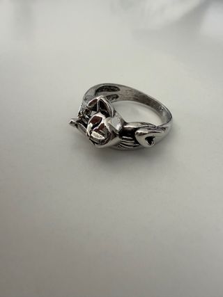 Anillo gato vintage estilo Y2K