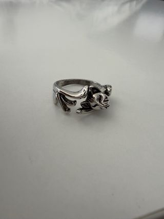 Anillo gato vintage estilo Y2K