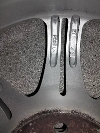 Llantas de aleación plateadas