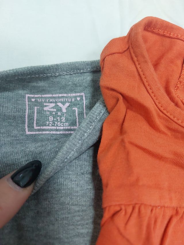 Lote 6 Ropa Bebé Niña 9/12 meses