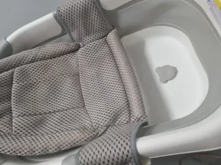 Bañera plegable para bebé con reductor