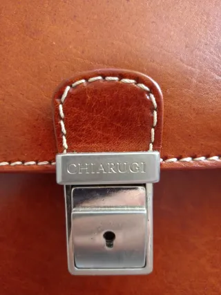 Maletín Chiarugi piel marrón