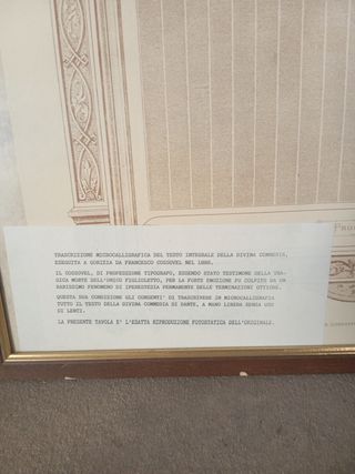 Quadro Divina Commedia