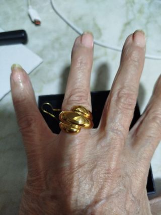 Conjunto de Joya Anillo y Pendientes, oferta hoy