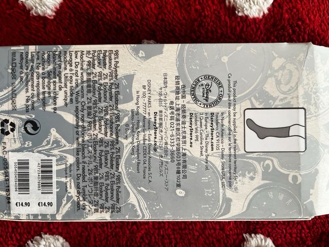 Calze Alice in Wonderland 2 paia donna Disney