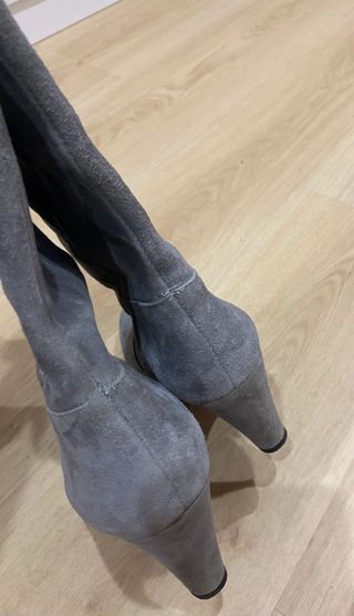 Botas de ante grises Cuplé