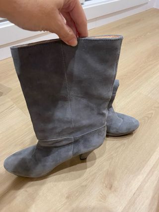 Botas de ante grises Cuplé