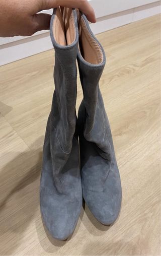 Botas de ante grises Cuplé