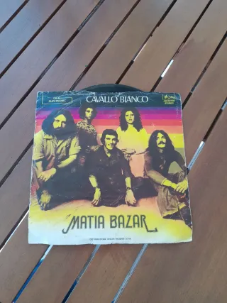 Disco 45 giri Matia Bazar Cavallo Bianco