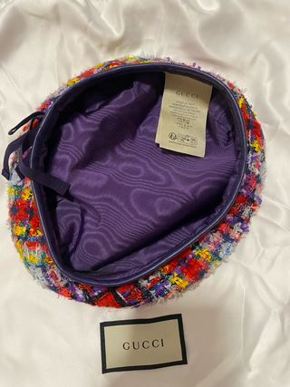 Boina Gucci Multicolor Púrpura