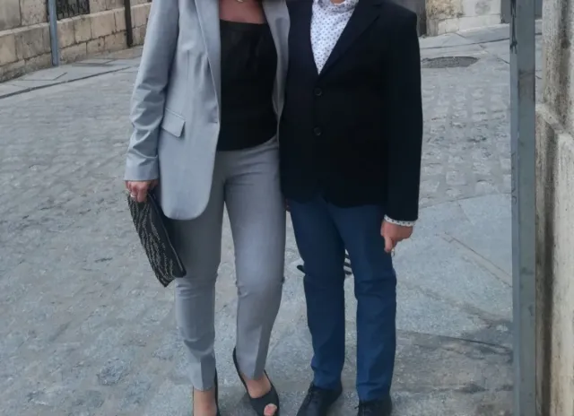 Traje de chaqueta y pantalón Mango gris Talla M