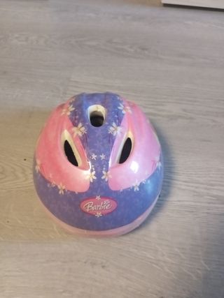 Casco Bici Barbie Rosa Infantil