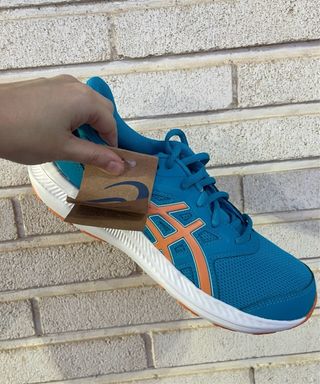 Deportivas Asics Unisex Naranja y Turquesa